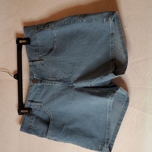Women denim jean shorts size 12